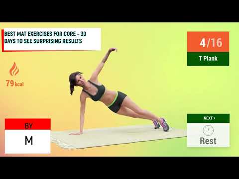 BEST MAT EXERCISES FOR CORE – 30 DAYS TO SEE SURPRISING RESULTS/საუკეთესო ვარჯიშები მუცლისთვის   3